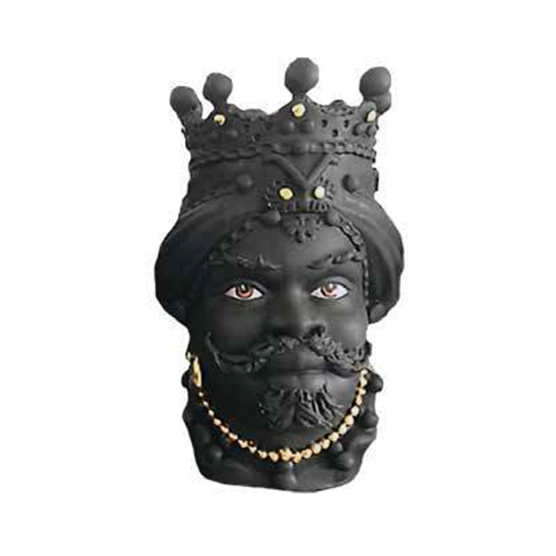 Testa di Moro Demetra Nero Satinato