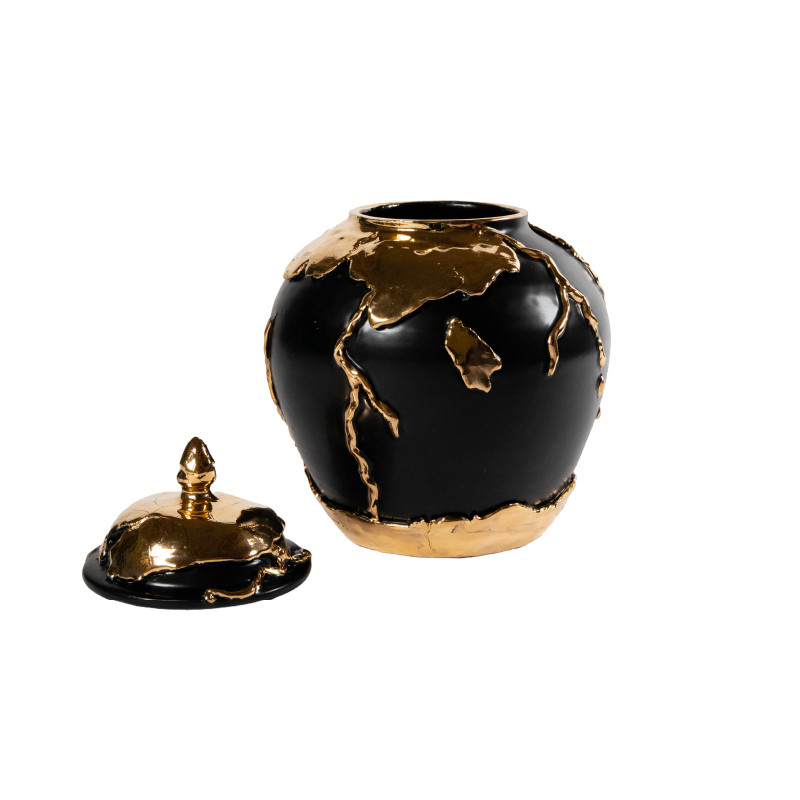 Potiche Oro Nero