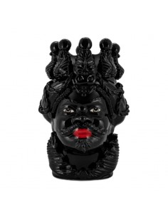 Testa di Moro Demetra Black with Red Lips