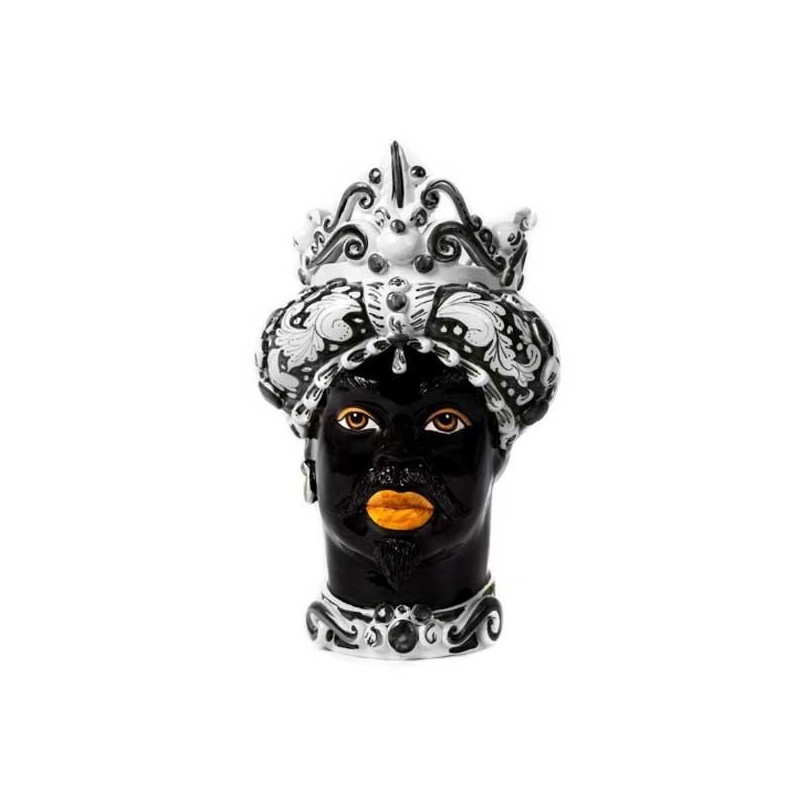Testa di Moro Kore Punta Shiny Black & White