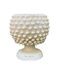 Vaso Cachepot Pigna Bianco Lucido